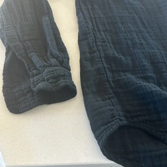 CP Shades XS black button front shirt. Worn once - Picture 2 of 4